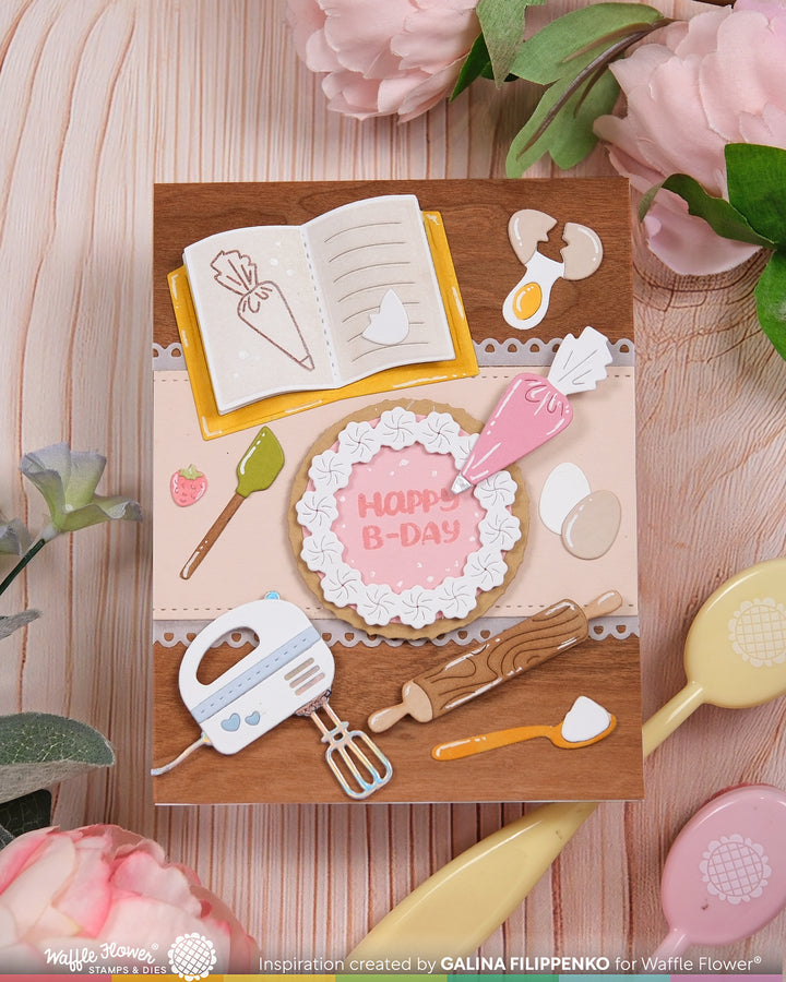 Waffle Flower - Table Add-on Cake Die