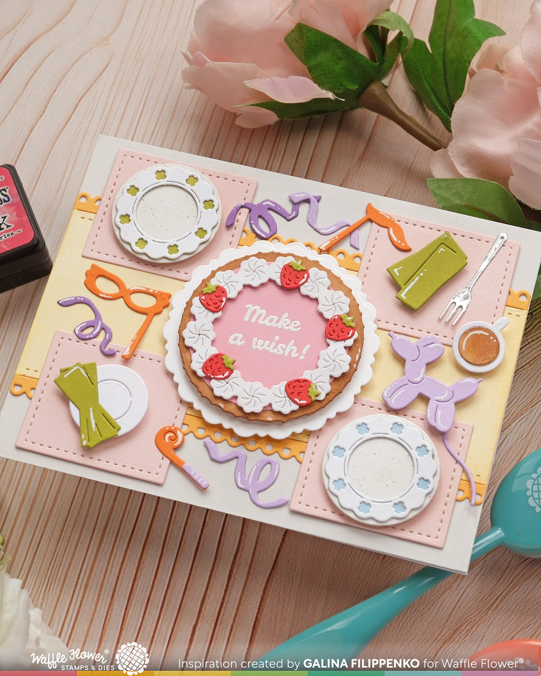 Waffle Flower - Table Add-on Cake Die