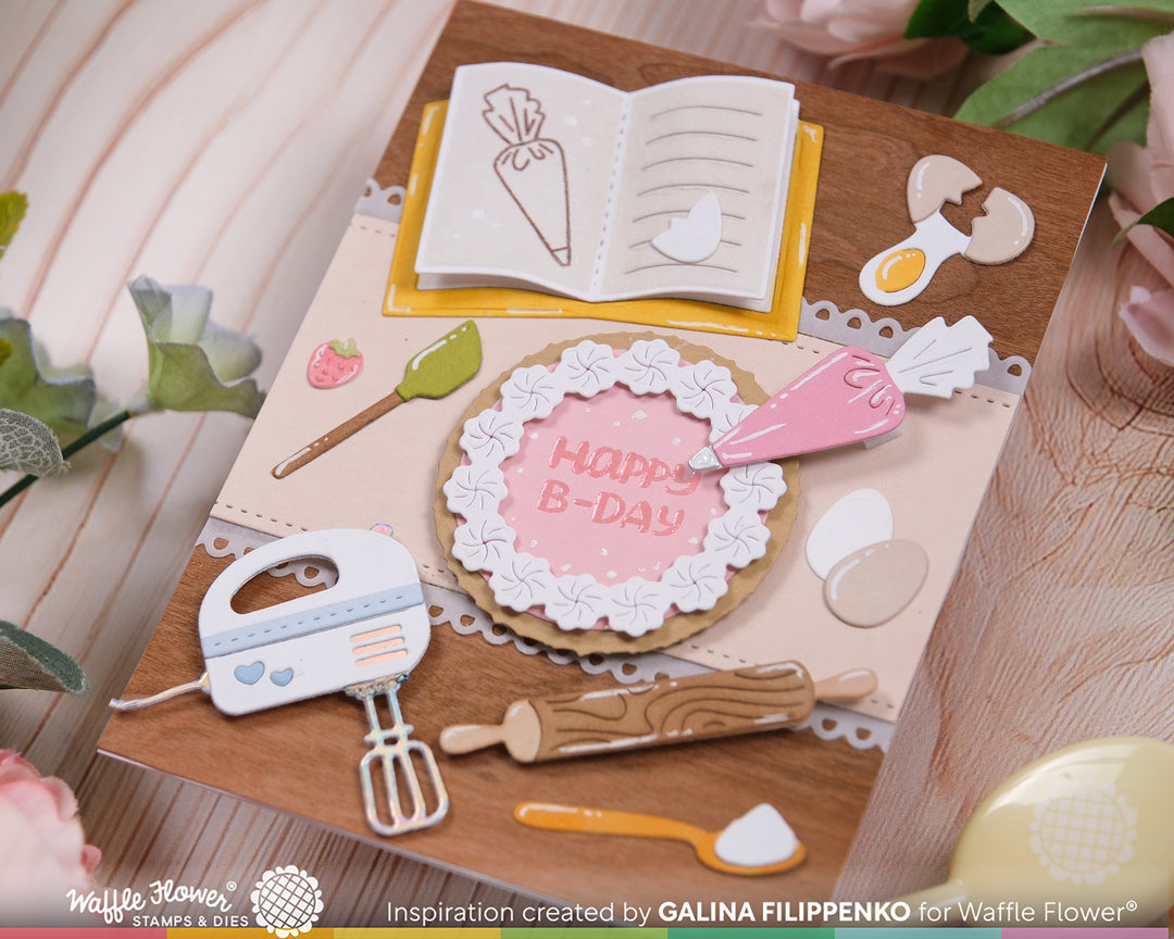 Waffle Flower - Table Add-on Cake Die