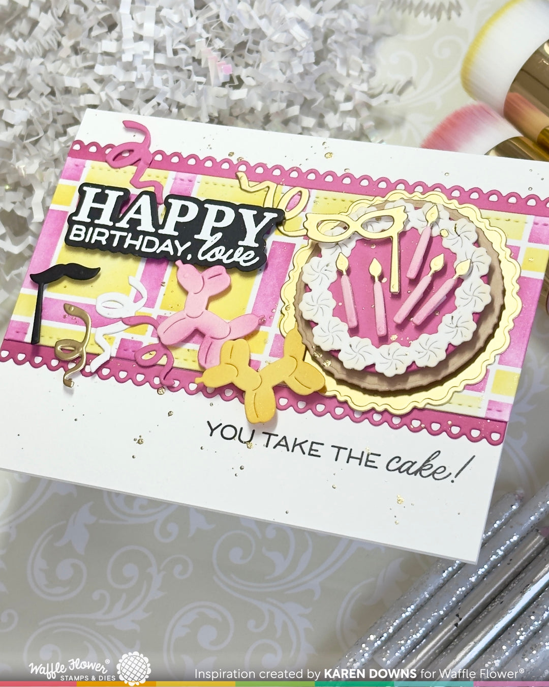 Waffle Flower - Table Add-on Cake Die