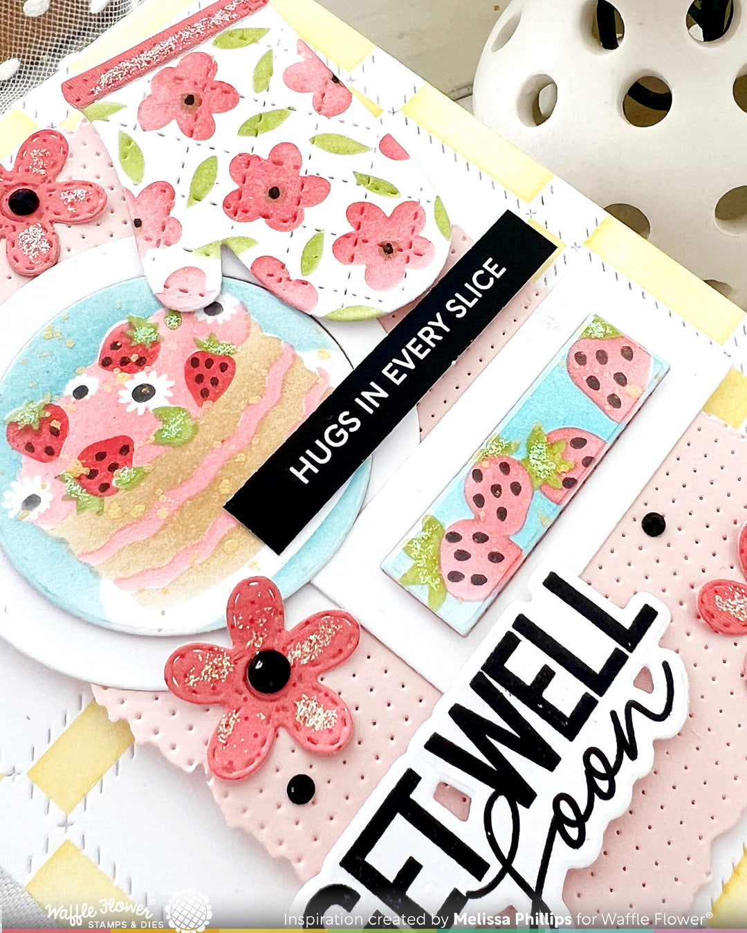 Waffle Flower - A7 Fringe Frames Die