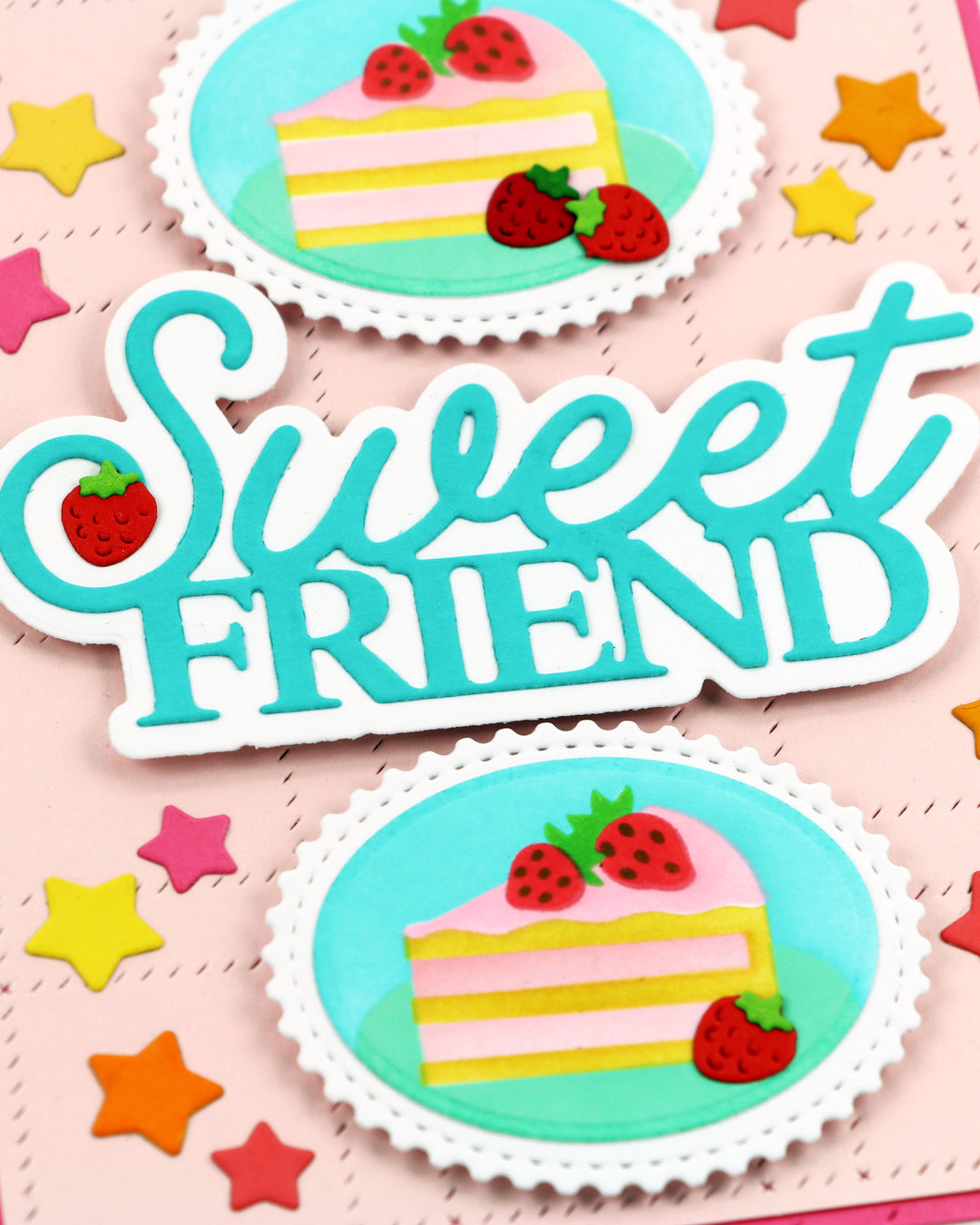 Waffle Flower - Sweet Friend Word Die