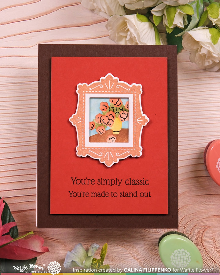 Waffle Flower - Picture Perfect Sentiments Stamp Set