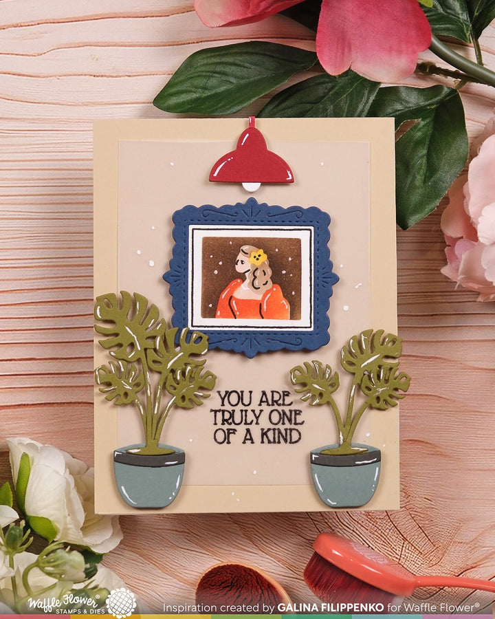 Waffle Flower - Postage Collage Frames Combo