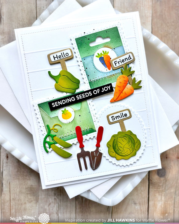 Waffle Flower - Seed Packet Icons Die