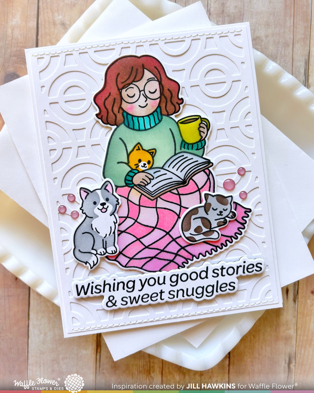 Waffle Flower - Simple Joy Matching Die