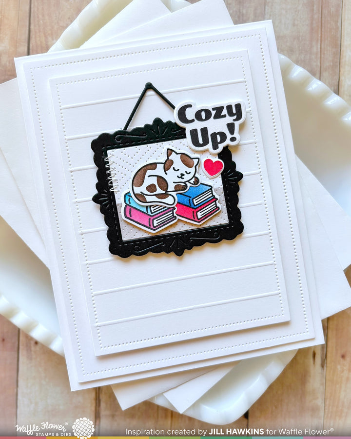 Waffle Flower - Postage Collage Frames Die