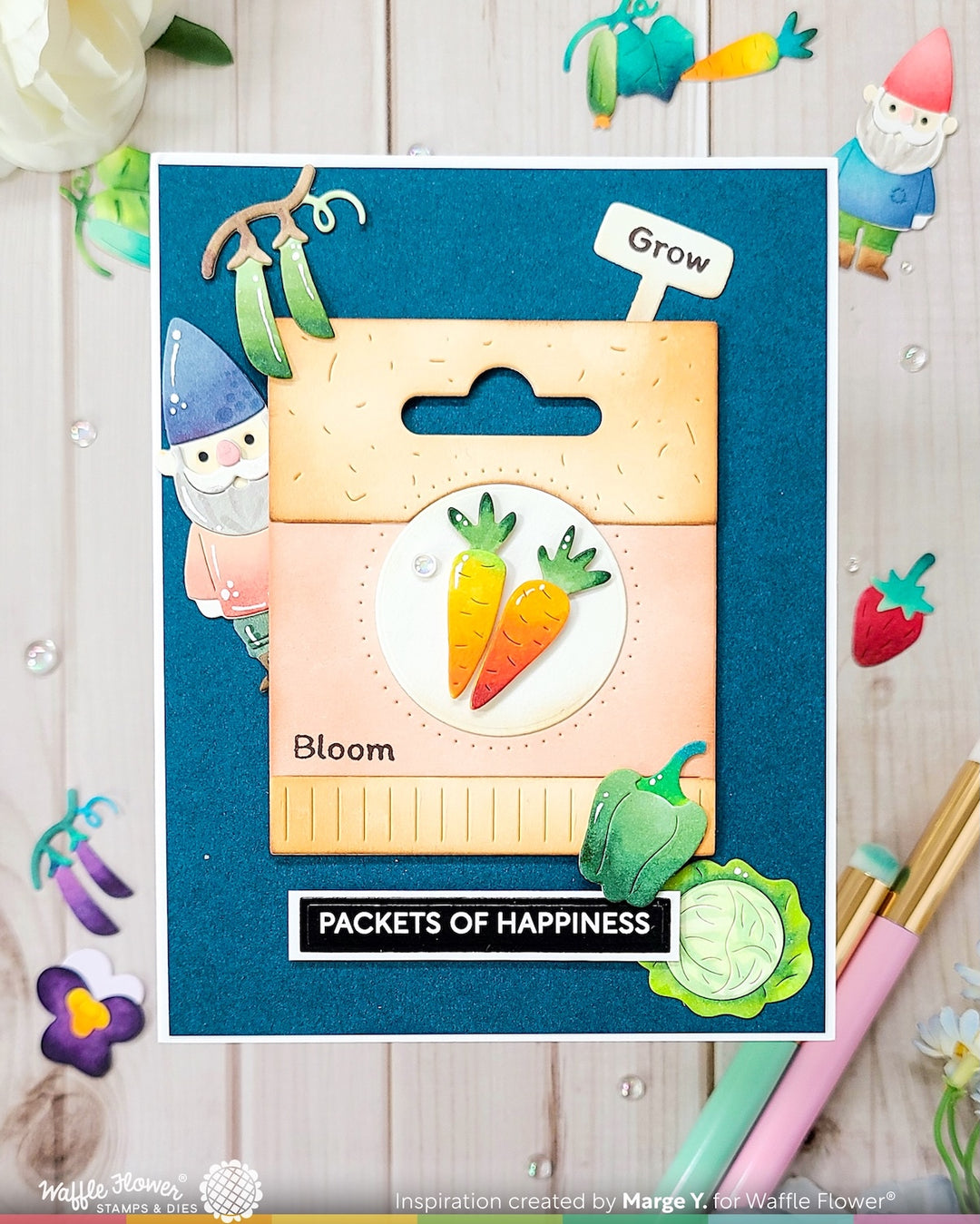 Waffle Flower - Seed Packet Die