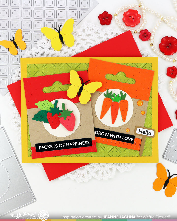 Waffle Flower - Seed Packet Die