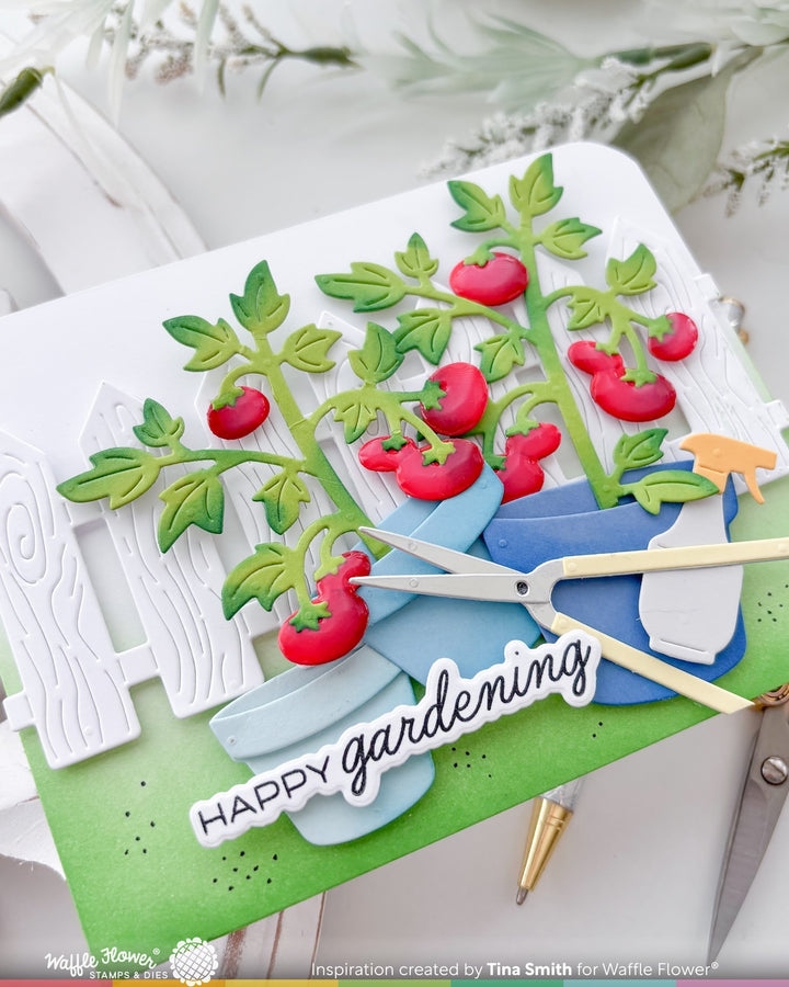 Waffle Flower - Postage Collage Gardening Add-ons Die