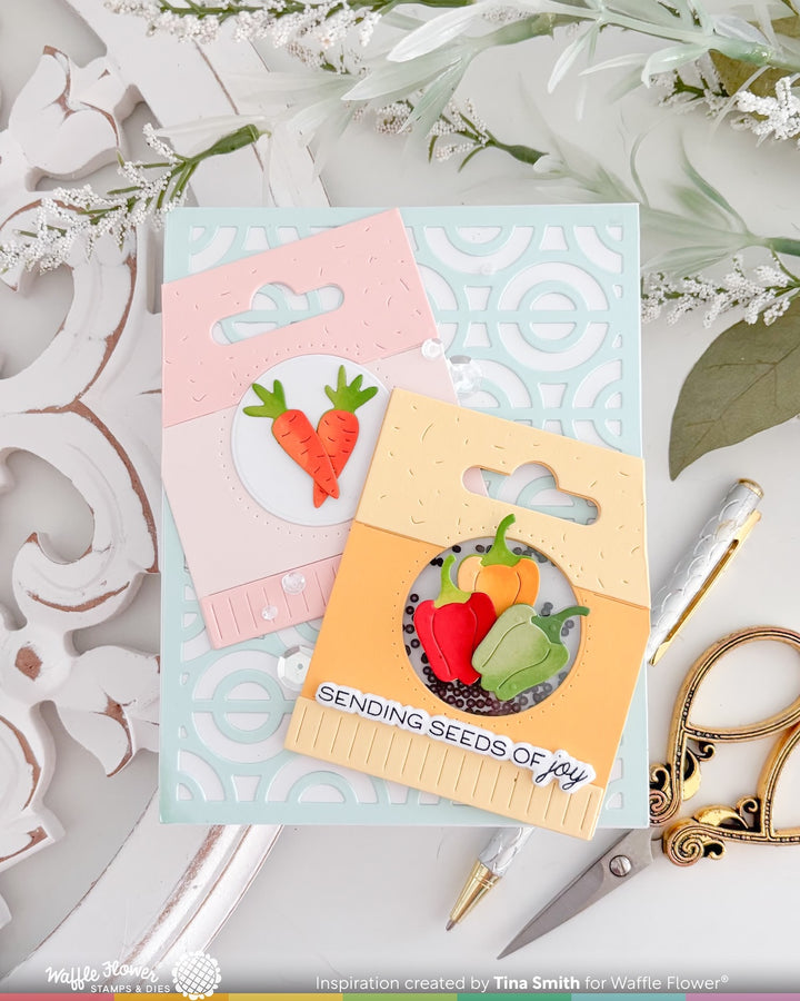Waffle Flower - Seed Packet Die