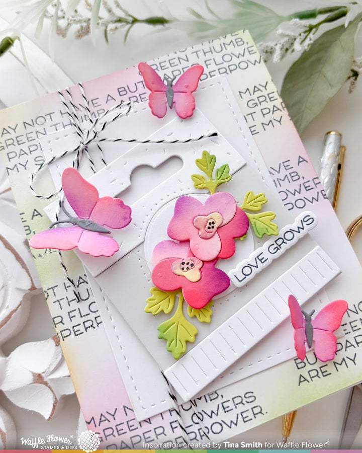 Waffle Flower - Seed Packet Die