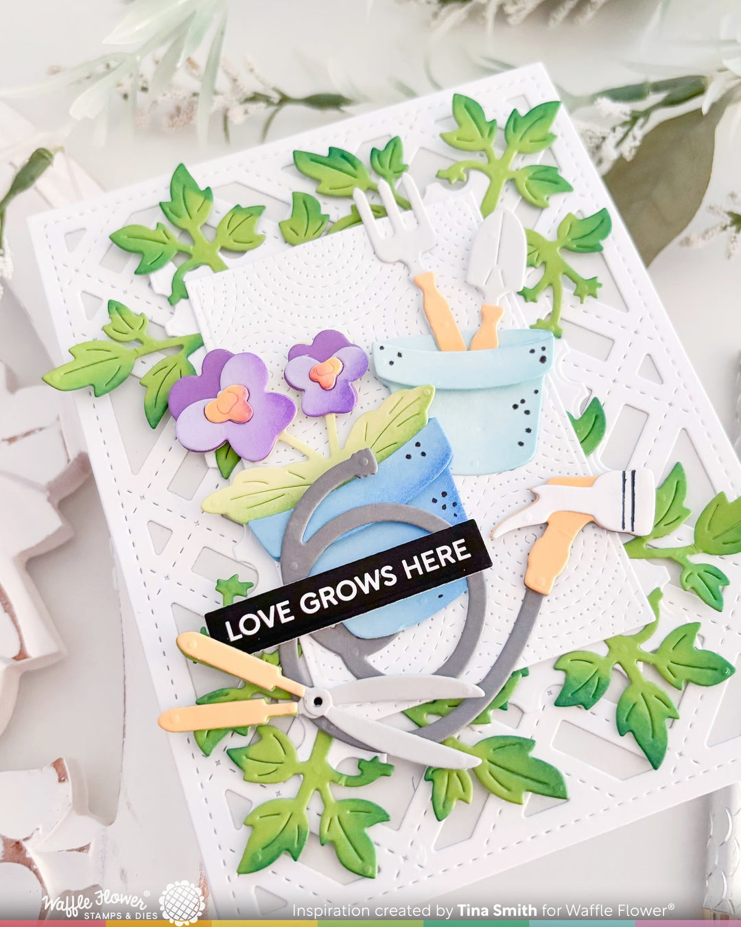 Waffle Flower - Subsentiments Seeds Diecut