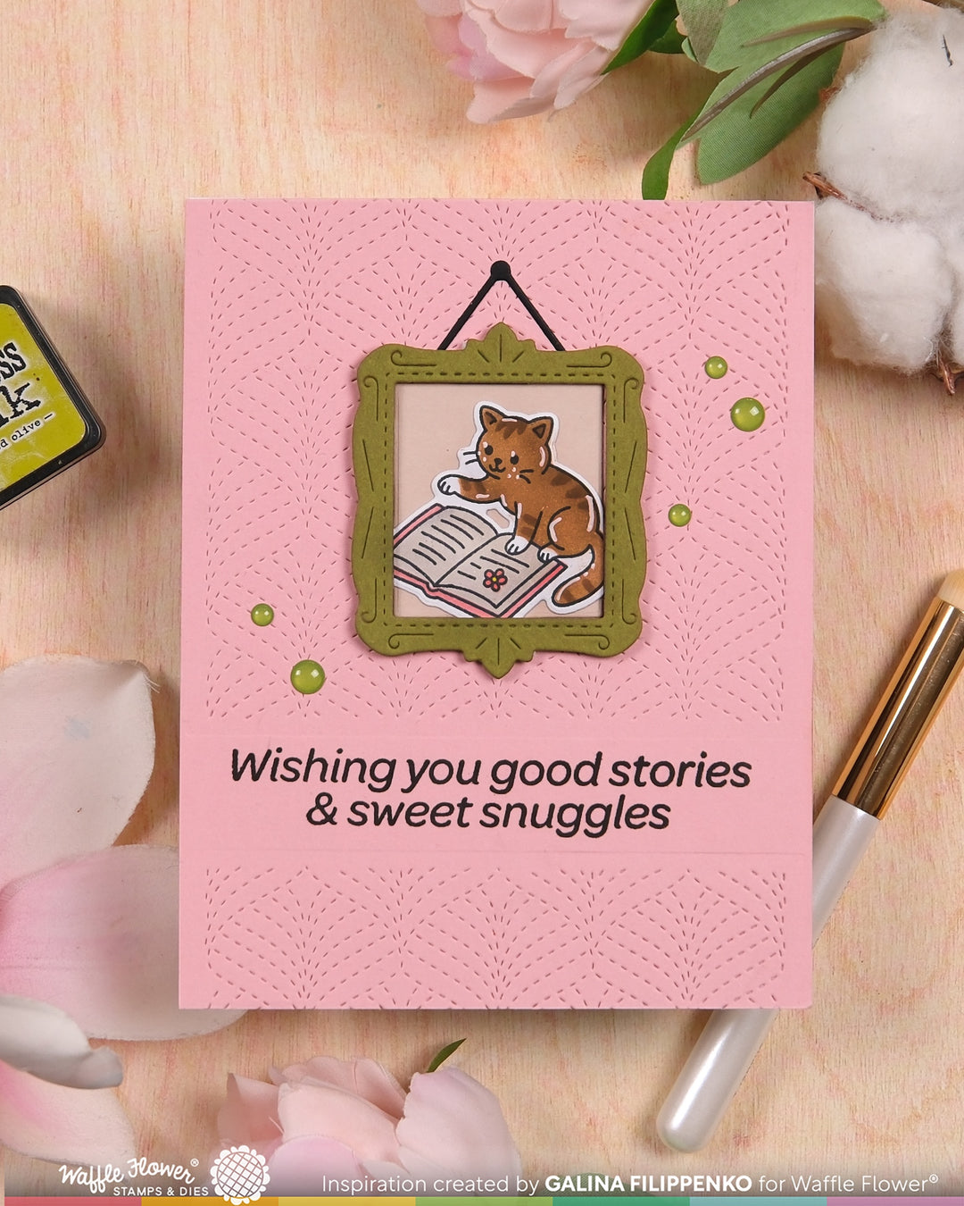 Waffle Flower - Happy Leaves Texture Die