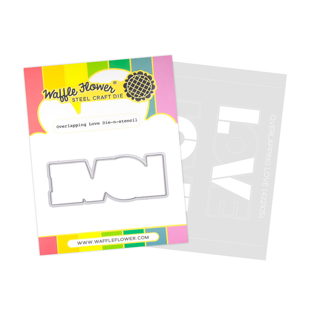 Waffle Flower - Overlapping Love Additions Combo Stamps & Dies