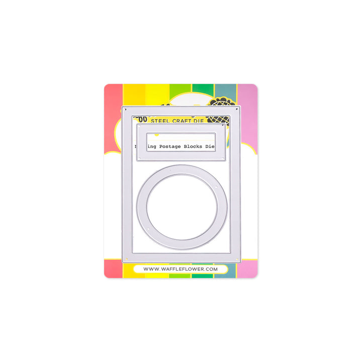 Waffle Flower - Nesting Postage Collage Blocks Die
