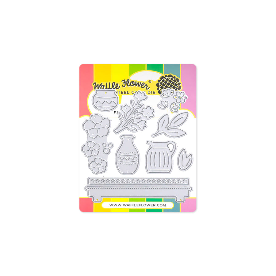 waffle flower floral shelf die 422368