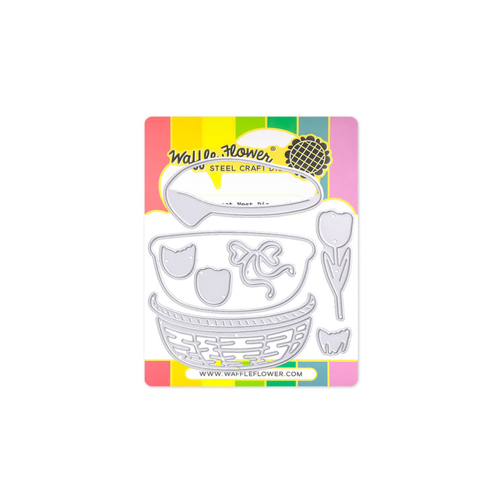 waffle flower basketful base die 422374