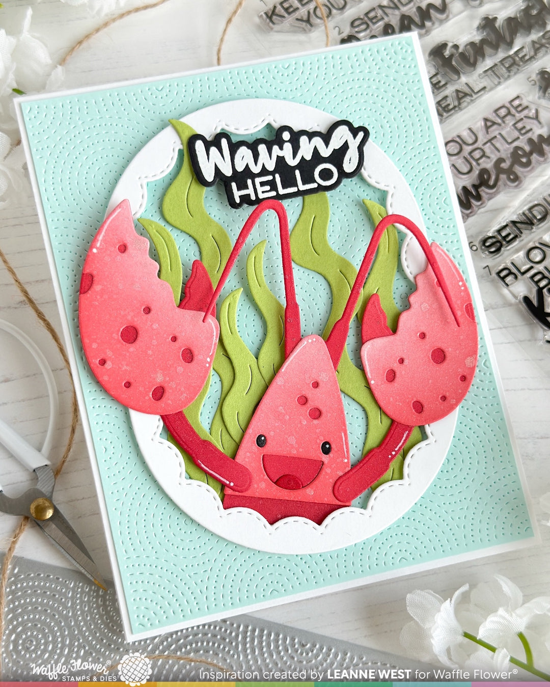 Waffle Flower - Happy Circles Texture Die