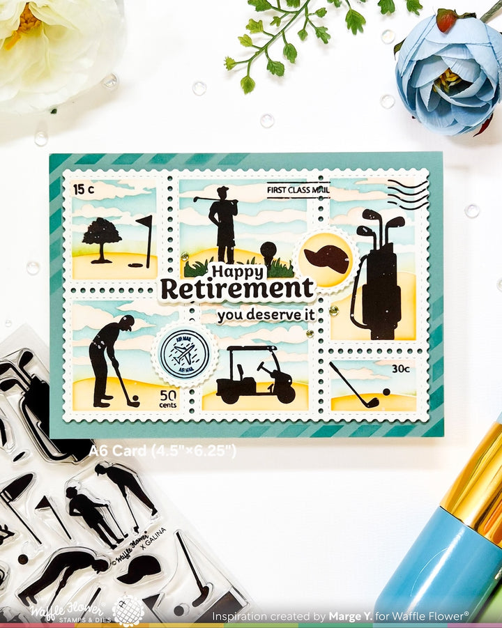 Waffle Flower - Retirement Sentiments Combo