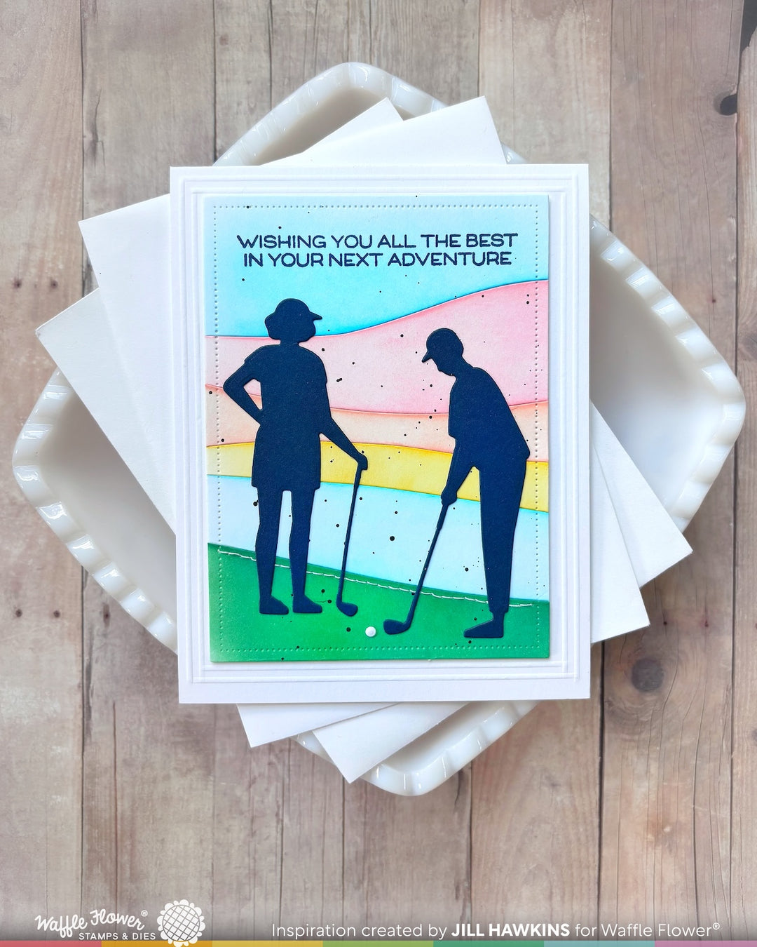 Waffle Flower - Golfing Silhouettes Die