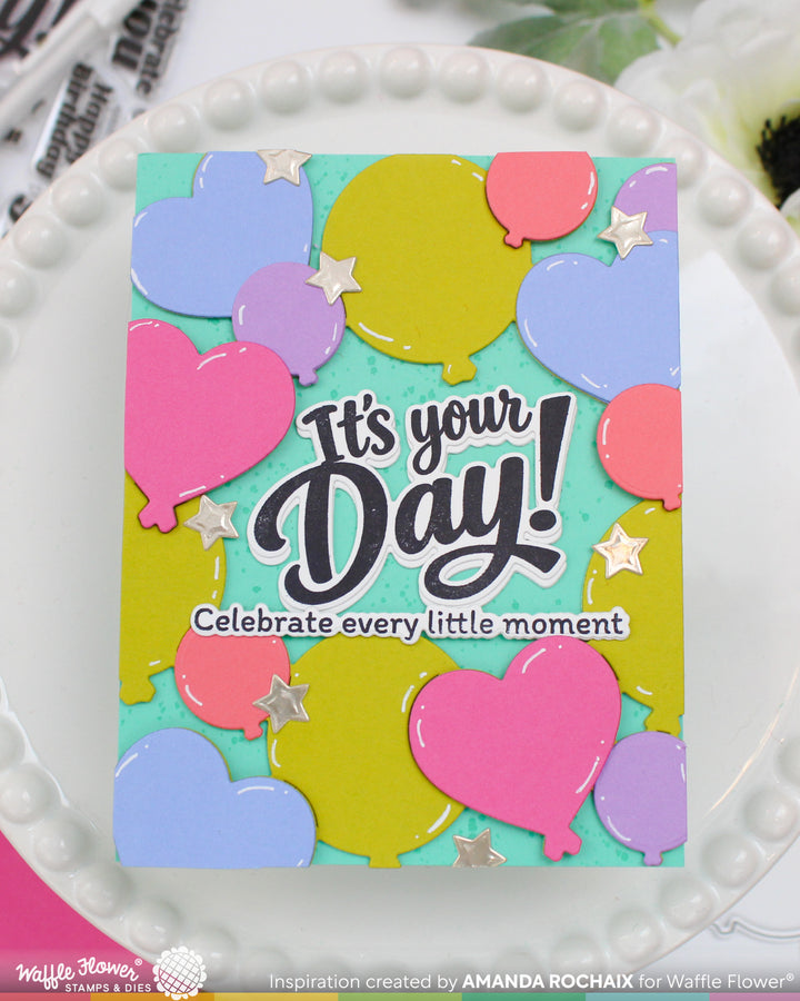 Waffle Flower - Balloon Frame Die