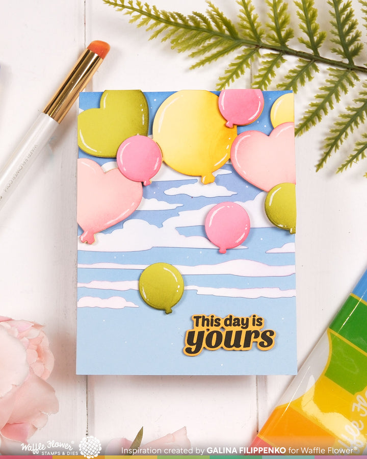 Waffle Flower - Balloon Frame Die