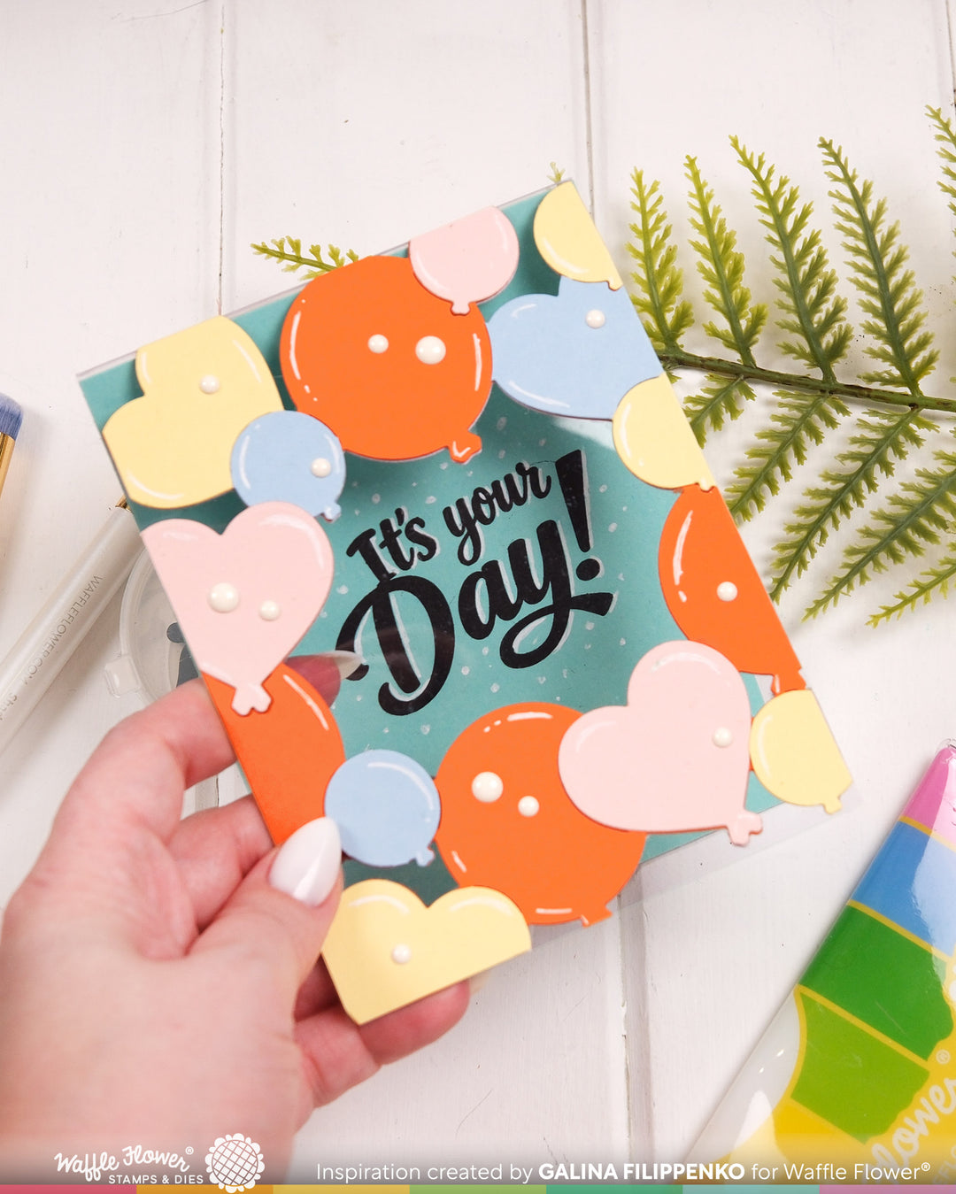 Waffle Flower - Balloon Frame Die