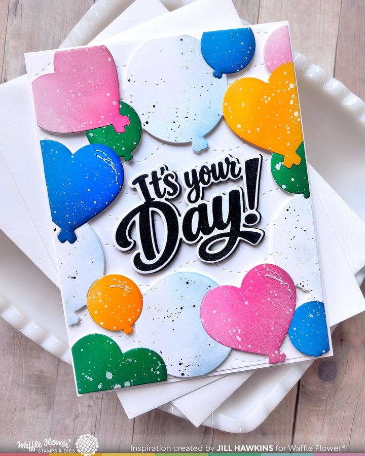Waffle Flower - Balloon Frame Die