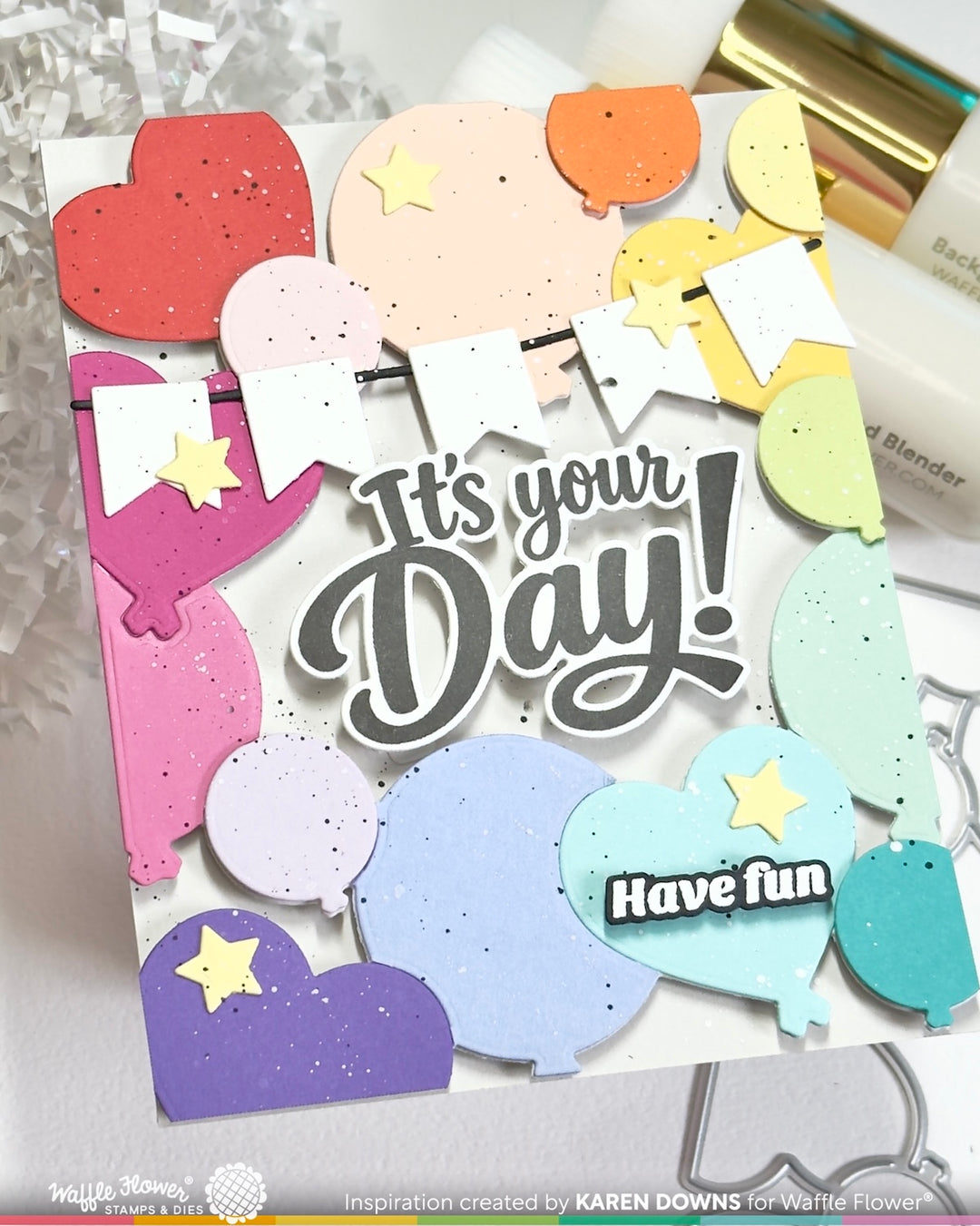 Waffle Flower - Balloon Frame Die