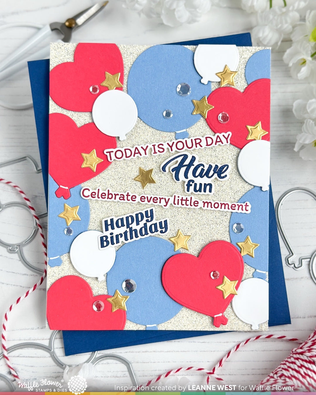 Waffle Flower - Balloon Frame Die