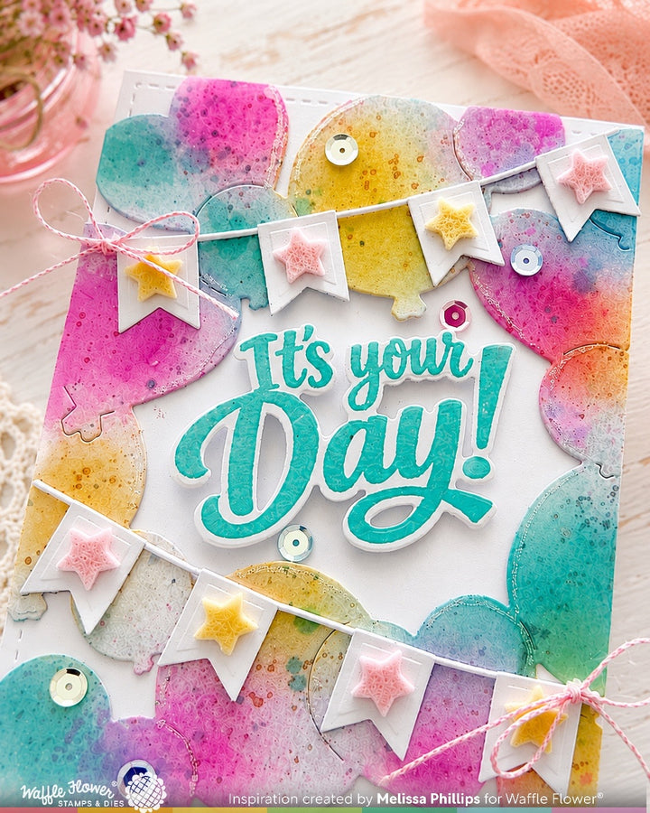 Waffle Flower - Balloon Frame Die