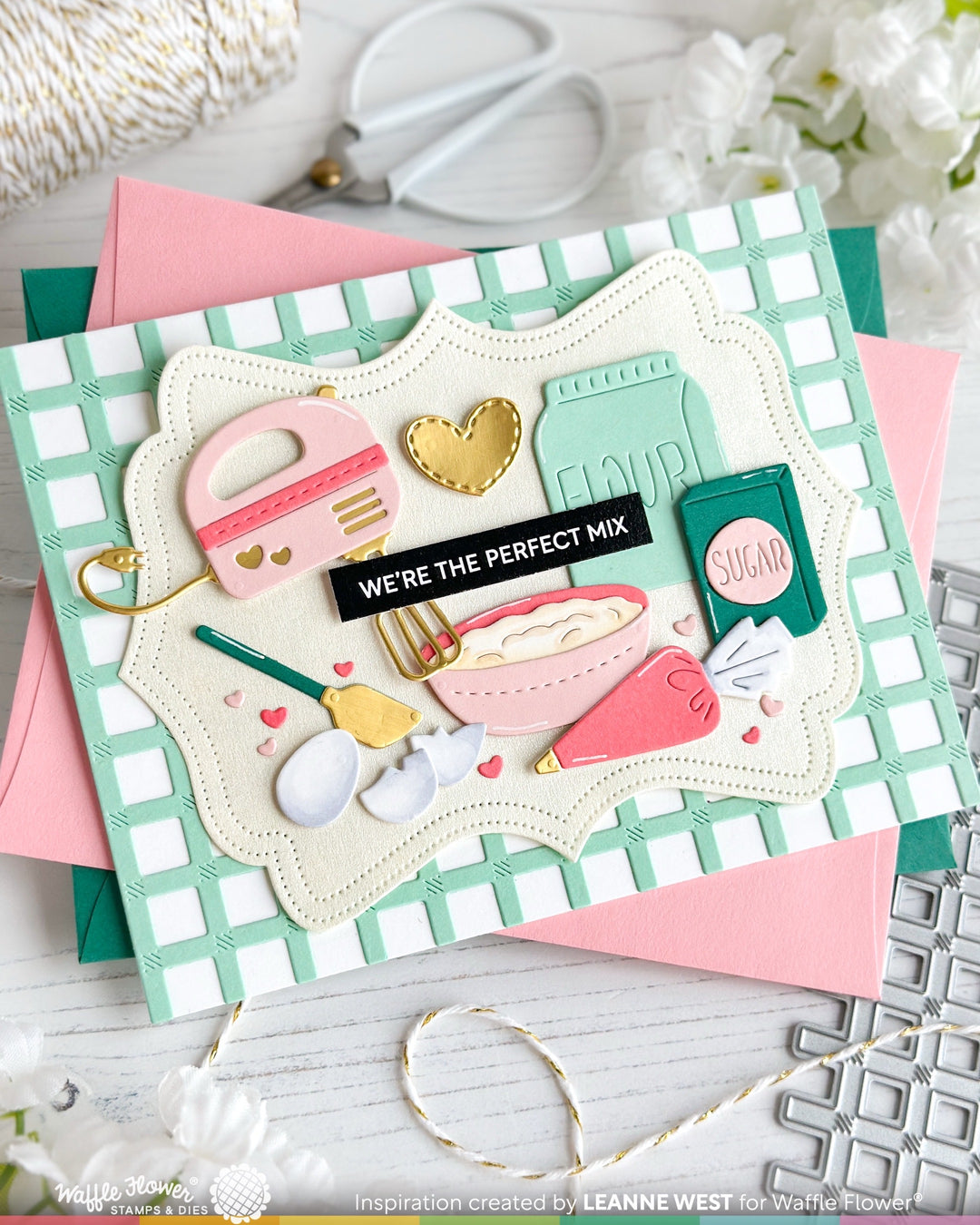 Waffle Flower - Gingham Die