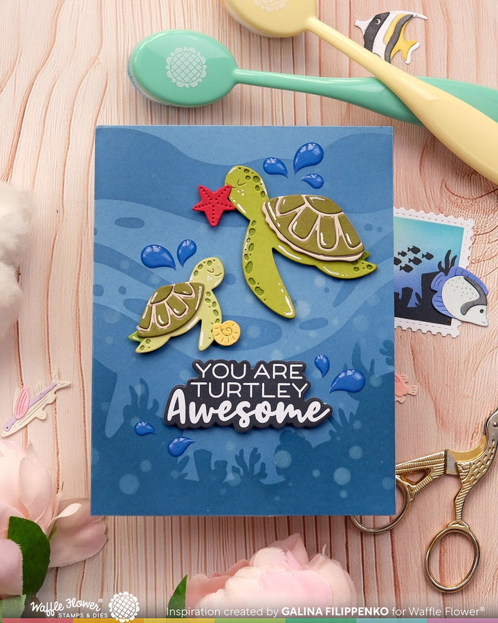 Waffle Flower - Bubbly Sentiments Stamp Set