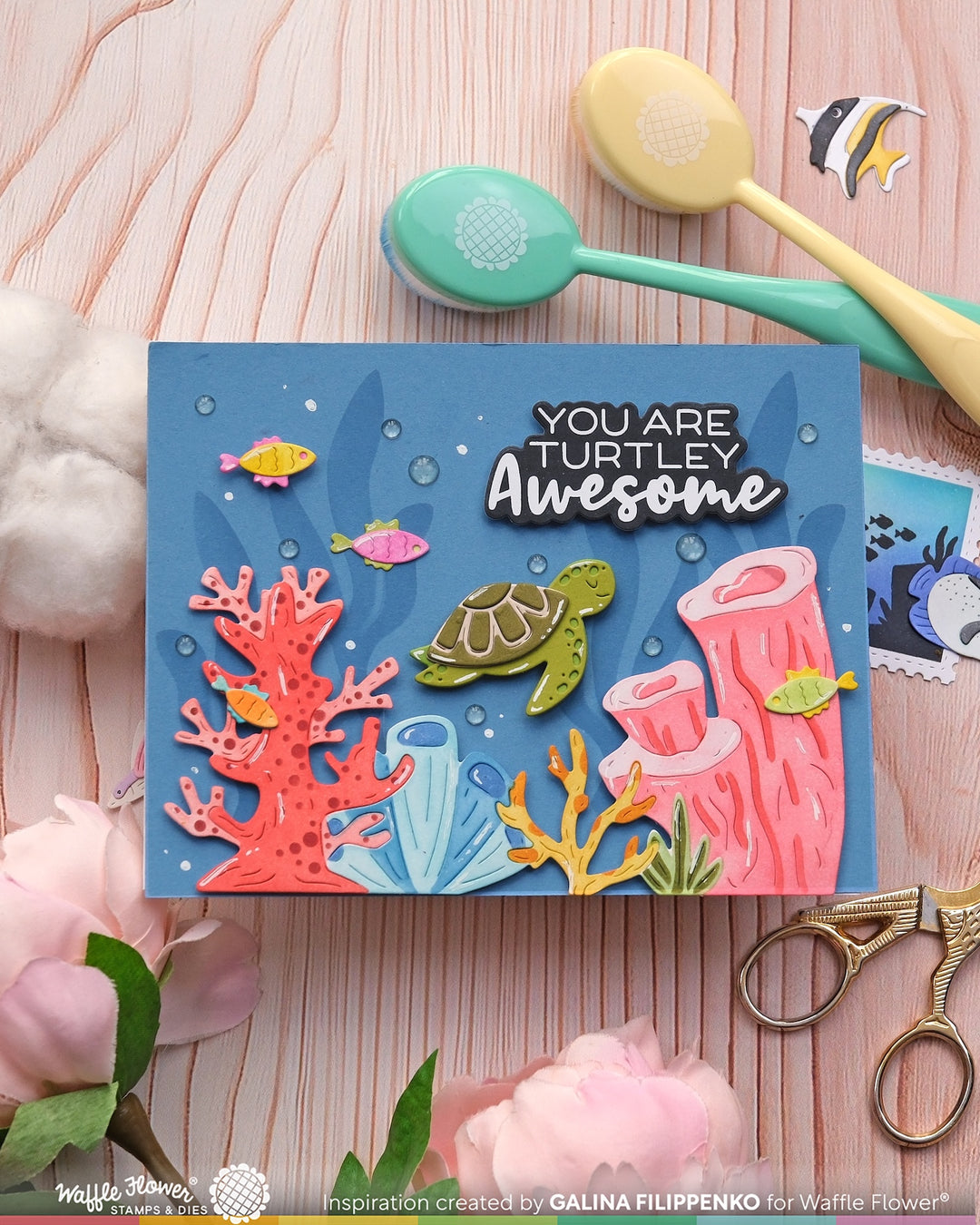 Waffle Flower - Coral Reef Die