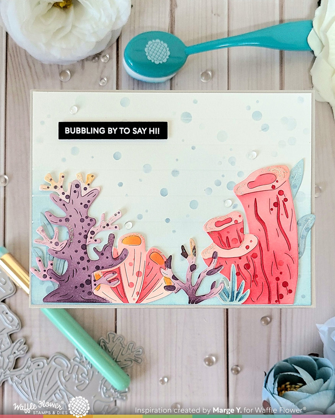 Waffle Flower - Coral Reef Die