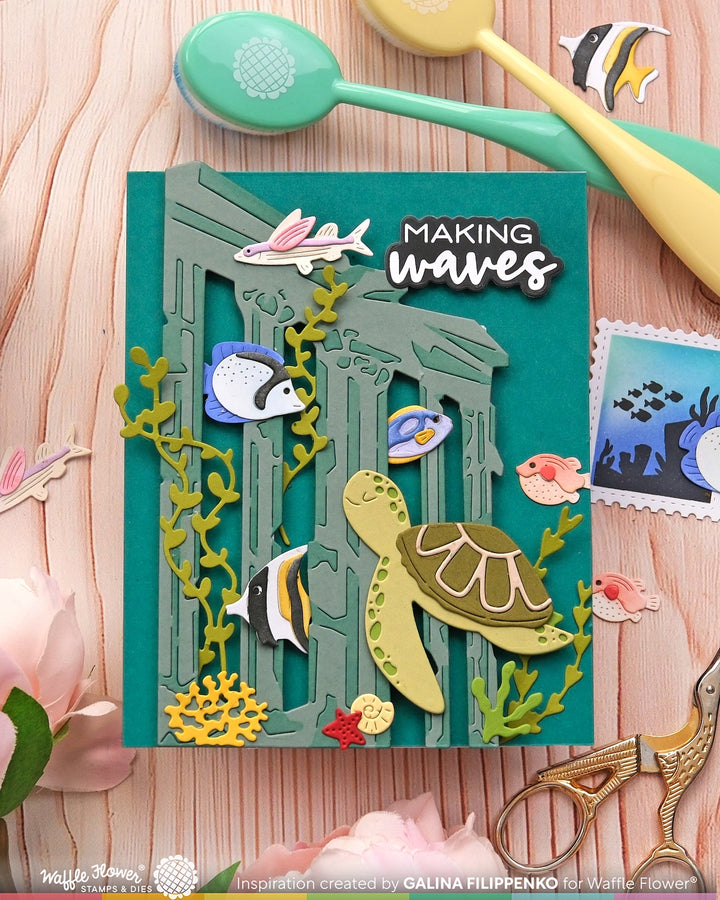 Waffle Flower - Seafloor Silhouettes Die