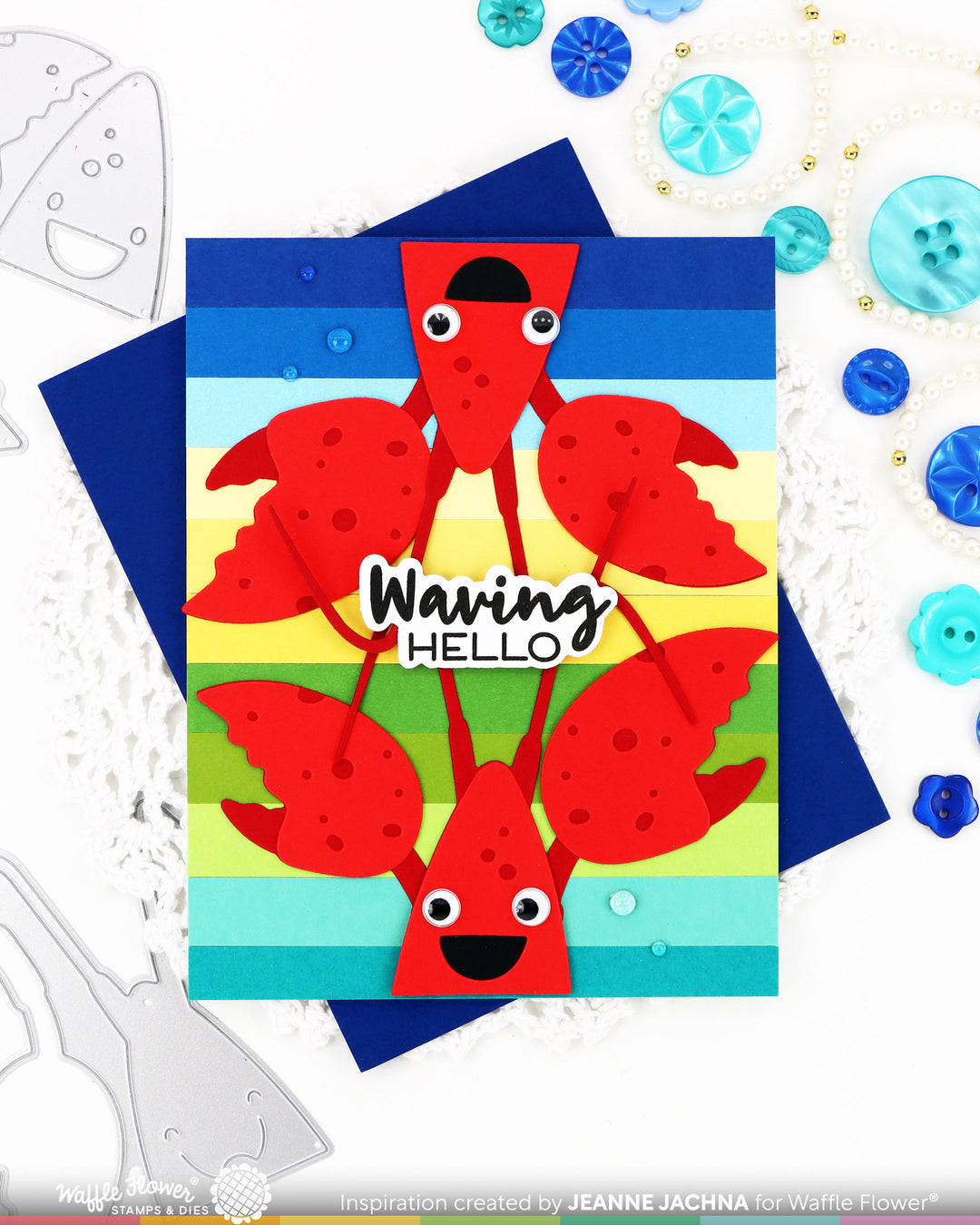 Waffle Flower - Happy Lobster Die