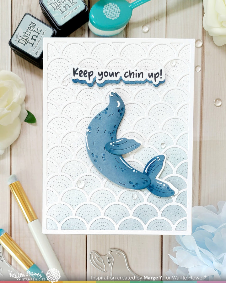 Waffle Flower - Happy Seals Die
