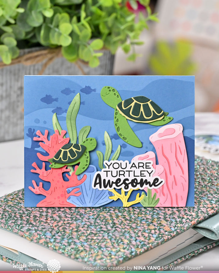 Waffle Flower - Bubbly Sentiments Stamp Set