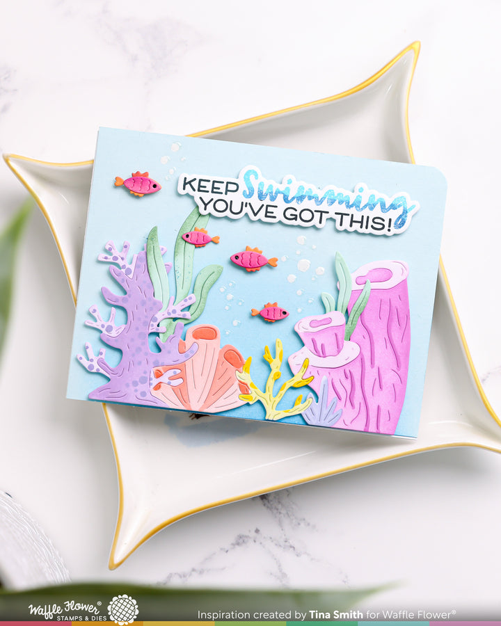 Waffle Flower - Coral Reef Die