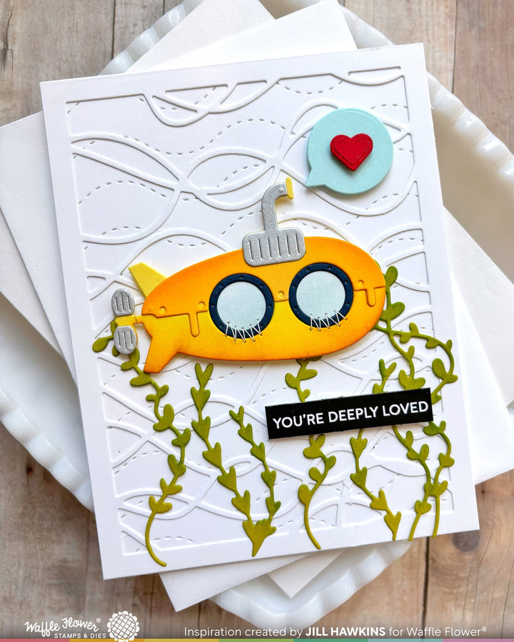 Waffle Flower - Happy Submarine Die