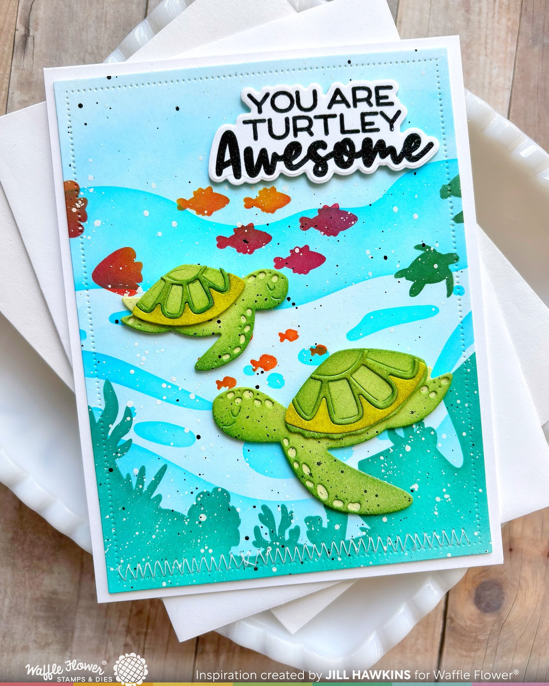 Waffle Flower - Bubbly Sentiments Stamp Set