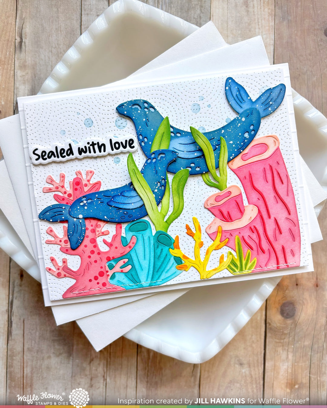 Waffle Flower - Happy Seals Die