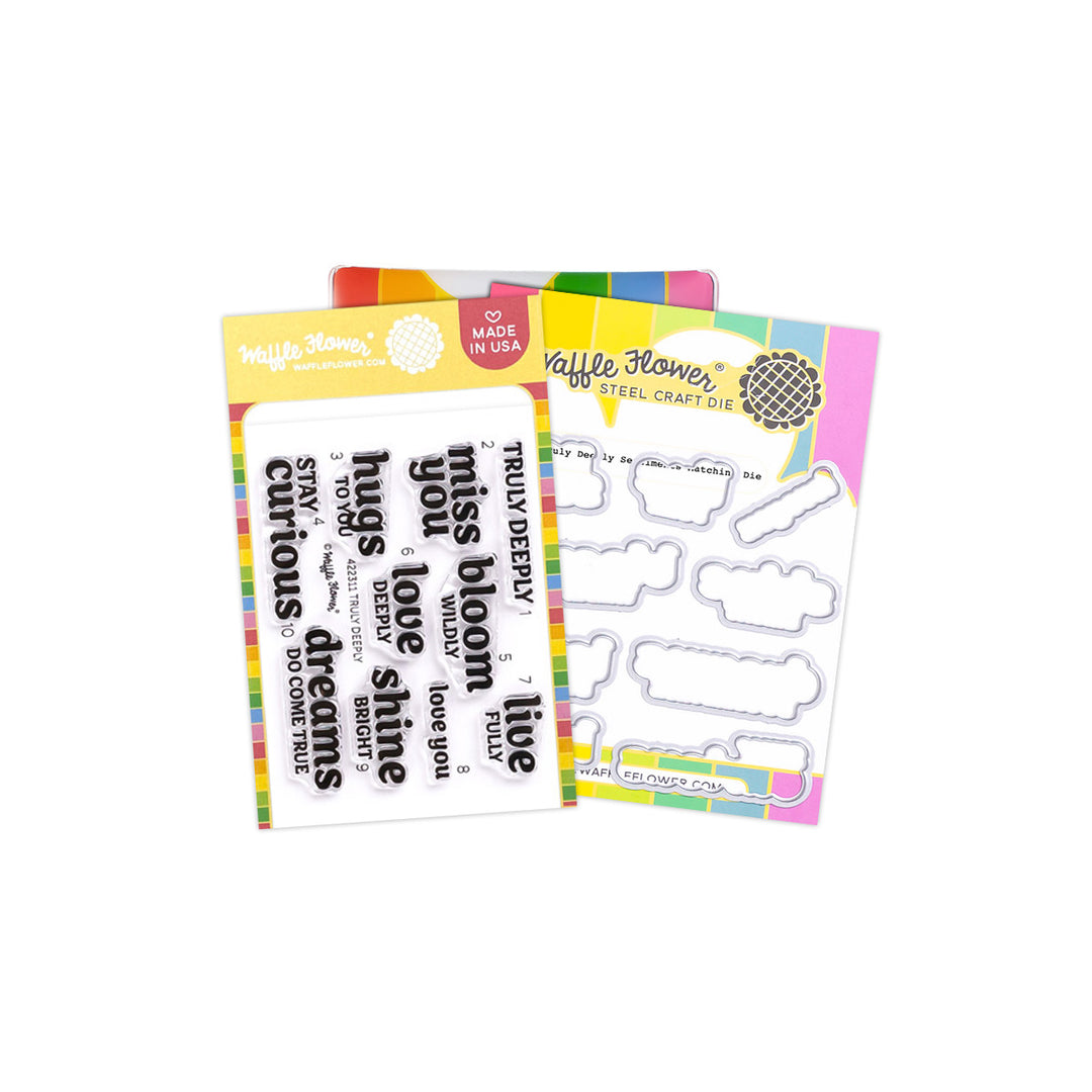 Waffle Flower - Truly Deeply Sentiments Combo in packaging