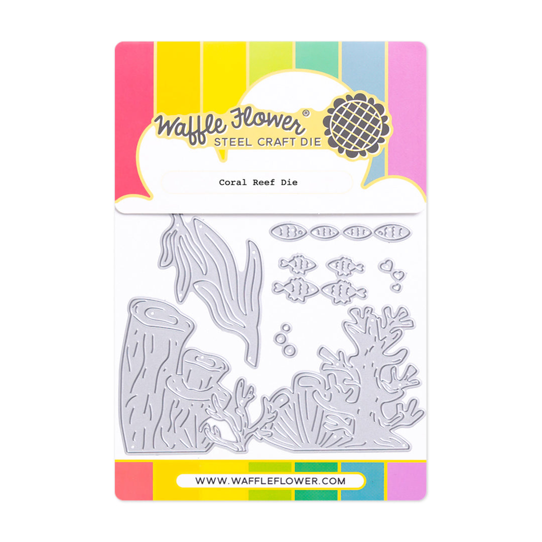 Waffle Flower - Coral Reef Die in packaging