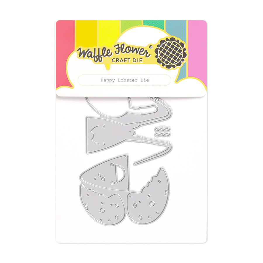 Waffle Flower - Happy Lobster Die in packaging