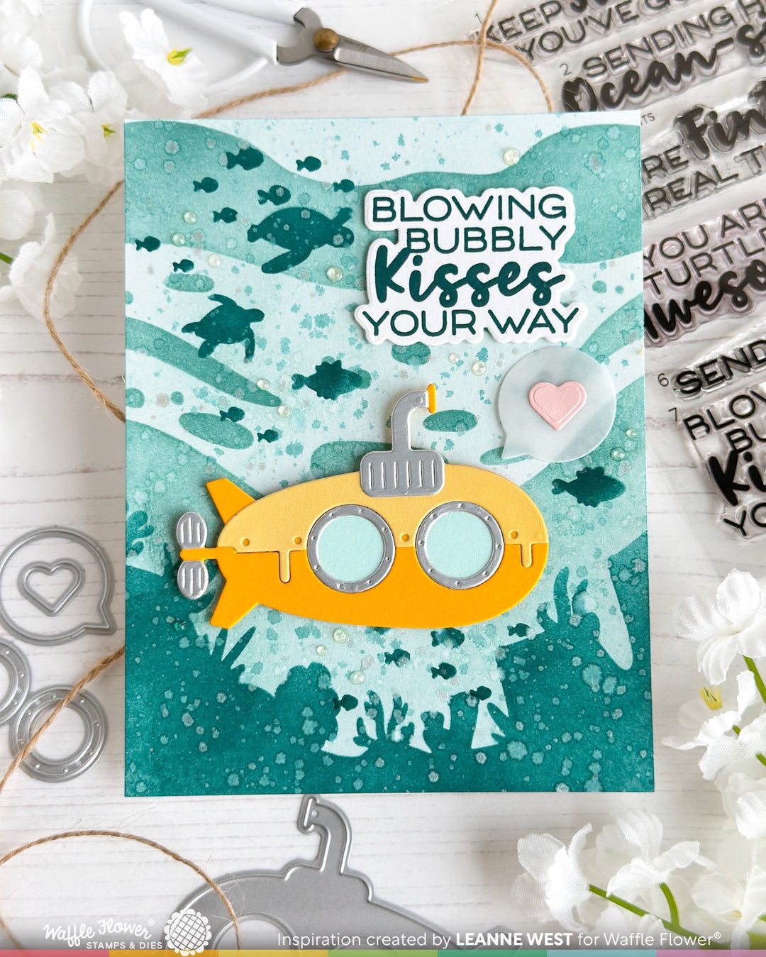 Waffle Flower - Happy Submarine Die