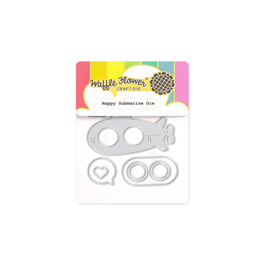 Waffle Flower - Happy Submarine Die in packaging