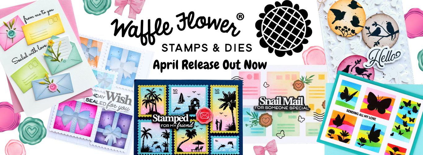 Waffle Flower Blocks of Fun release April 2025 banner